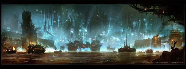 Concept art de Cloud Atlas