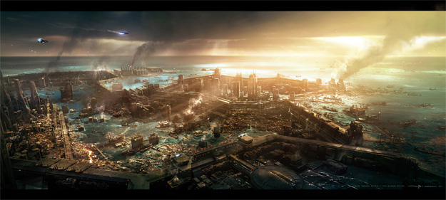 Concept art de Cloud Atlas