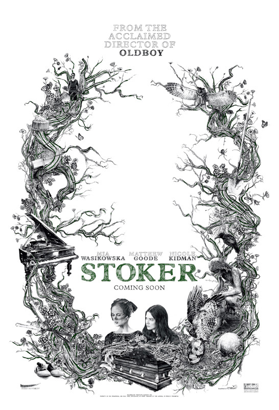 Fabuloso cartel de Stoker de Chan-wook Park