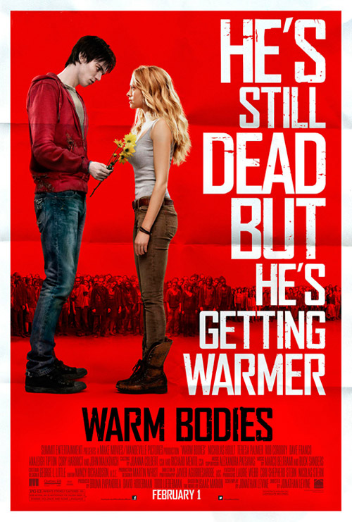 Y otro cartel más de la puede que muy jocosa Warm Bodies
