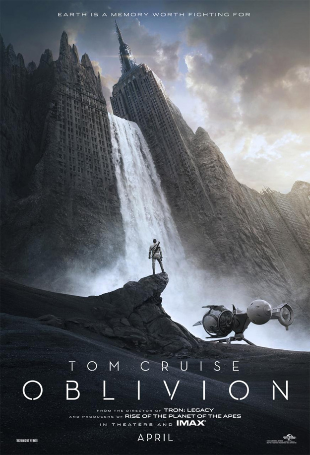 Primer cartel de Oblivion
