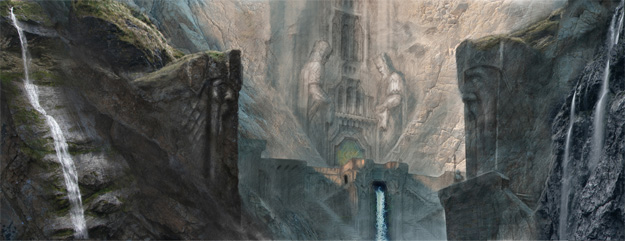 La entrada a la gran ciudad de los enanos Erebor