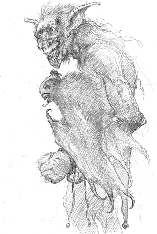 Otro de los diseños de Alan Lee y John Howe para la adaptación de "El Hobbit"