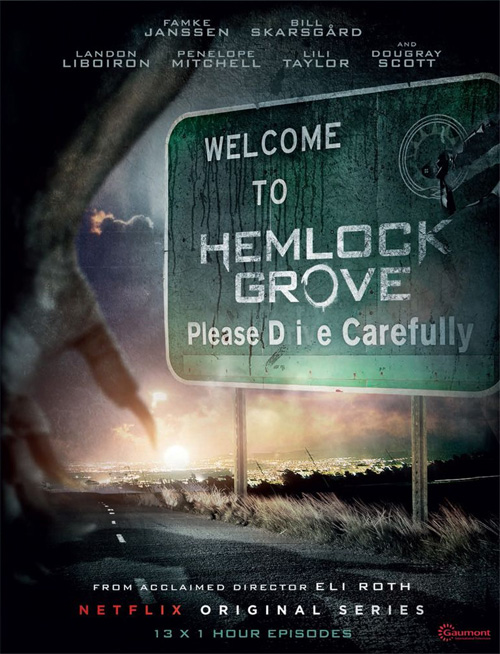 El cartel de "Hemlock Grove"