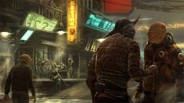 Detalle de concept art creado para "Star Wars 1313", ese videojuego de LucasArts