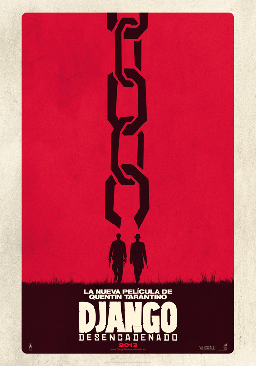 Uno de los carteles de Django desencadenado