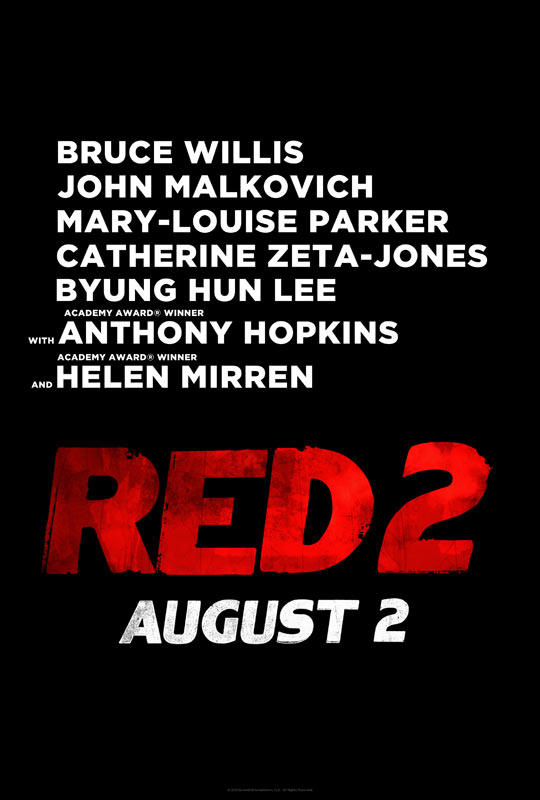 Un teaser p&oacute;ster de RED 2 como compa&ntilde;ero de este primer avance