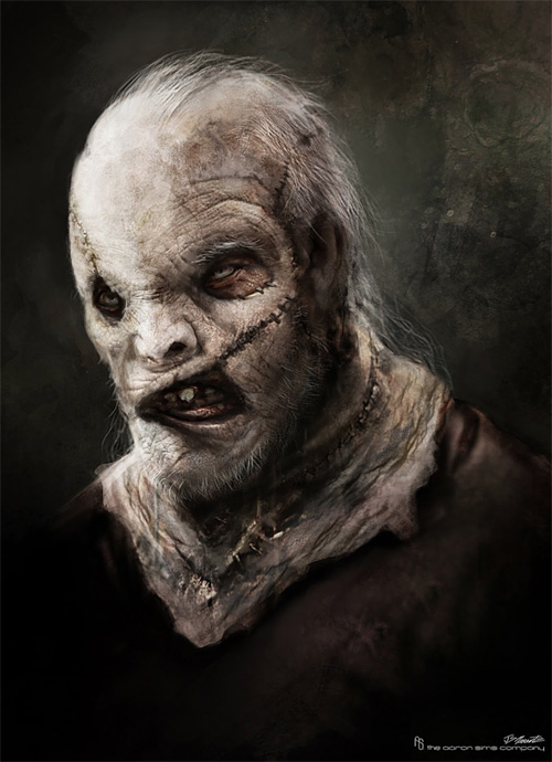 Rostro alternativo de Leatherface en la nueva matanza de Texas obra de Aaron Sims