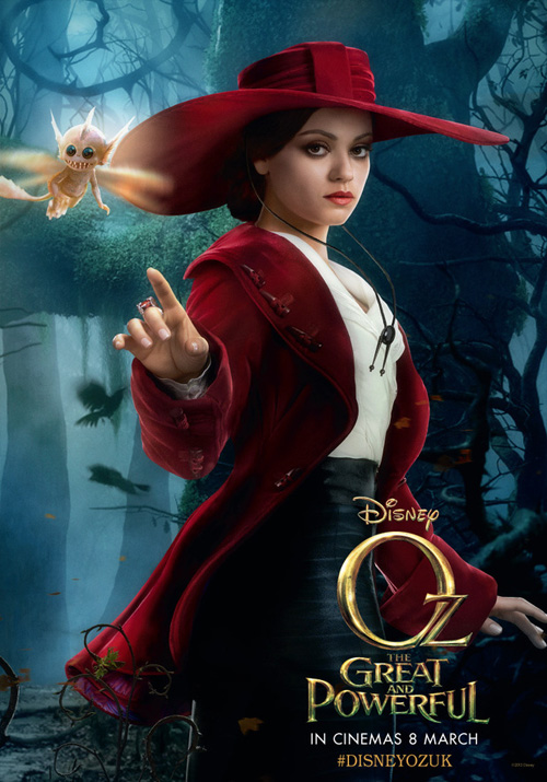 Otro cartel más de Oz: un mundo de fantasía, es el turno de Theodora