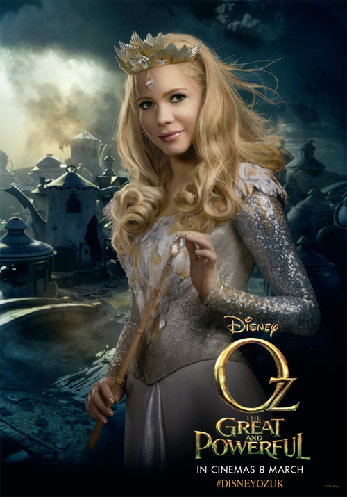 Otro cartel más de Oz: un mundo de fantasía, es el turno de Glinda