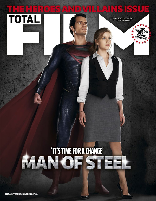 La portada del &uacute;ltimo n&uacute;mero de Total Film dedicado a El hombre de acero... en nada material a cascoporro