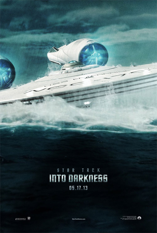 Un cartel fan made de Star Trek: en la oscuridad realizado por R. Wallace aka Madman