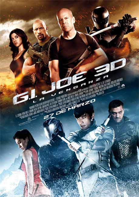 Cartel de G.I. Joe: la venganza... pues se han vengado