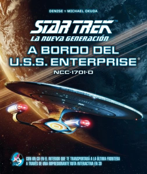 Portada de "Star Trek: La Nueva Generaci&oacute;n - A bordo del USS Enterprise"