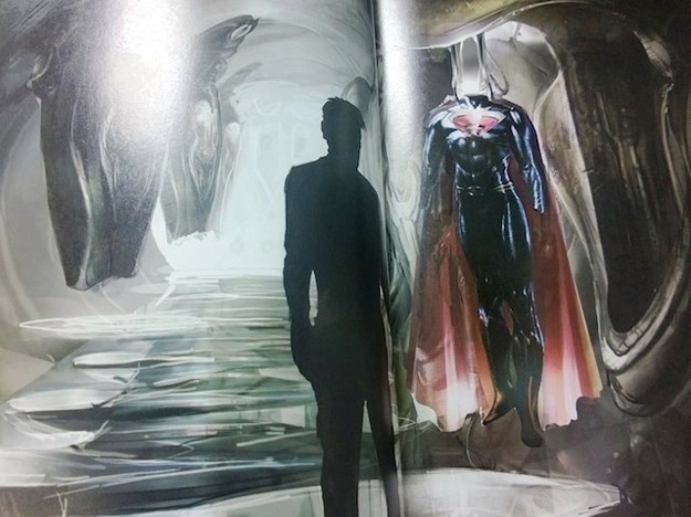 Detalle concept art de El Hombre de Acero