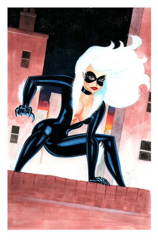 &iquest;Gata Negra en The Amazing Spider-Man 2? (por Bruce Timm)