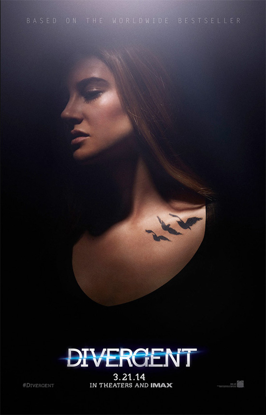 Los dos primeros carteles de Divergent