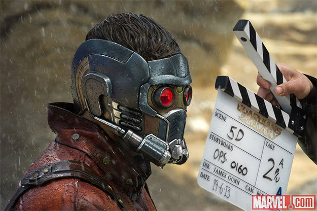 Fantástico el casco de Star Lord en Guardianes de la Galaxia