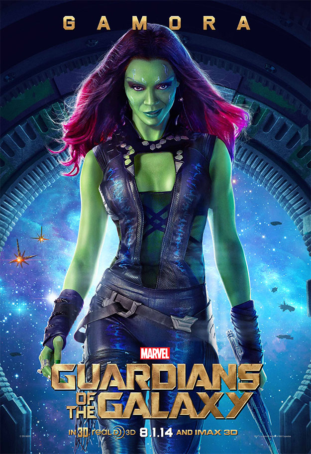 Gamora, diosa de los Guardianes de la Galaxia