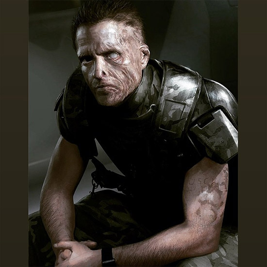 Probablemente el retorno más esperado... Hicks desfigurado tras su encuentro de Aliens: el regreso