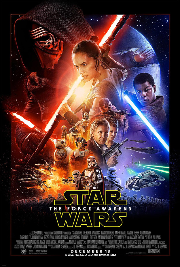 Ese molón cartel de Star Wars: El Despertar de la Fuerza