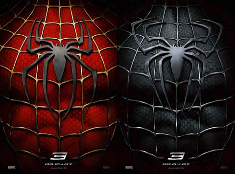 El póster juguetón de Spider Man 3