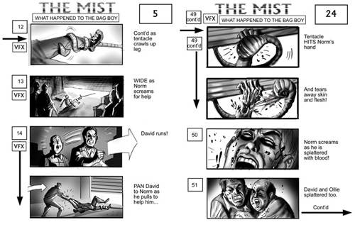 The Mist storyboard 2