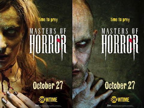 Carteles de presentación de la segunda temporada de Masters of Horror