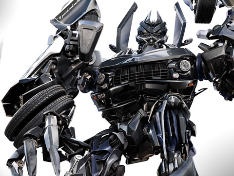 Dise&ntilde;o CGI de Barricada para Transformers