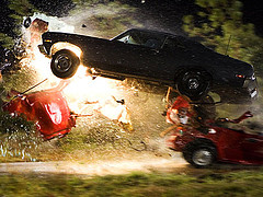 El coche de Death Proof haciendo de las suyas...