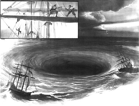Viejas leyendas del mar: un remolino gigante