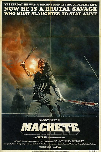 Póster de Machete para Grindhouse