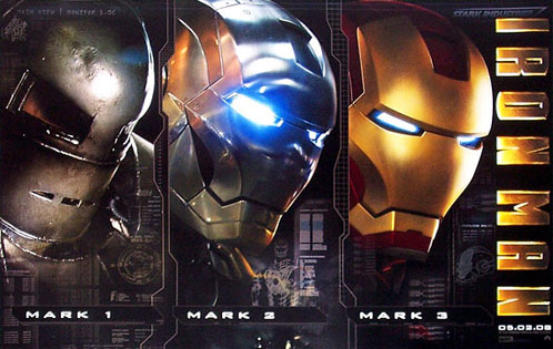 Cartel de Iron Man presentado en la WonderCon