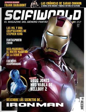 Portada del primer n&uacute;mero de SciFiWorld