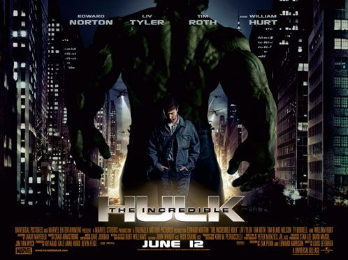 Nuevo póster rectanguar de The Incredible Hulk