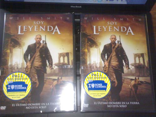 Dos DVDs de Soy Leyenda de regalo!