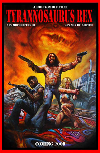 Primer teaser póster de Tyranosaurus Rex de Rob Zombie!