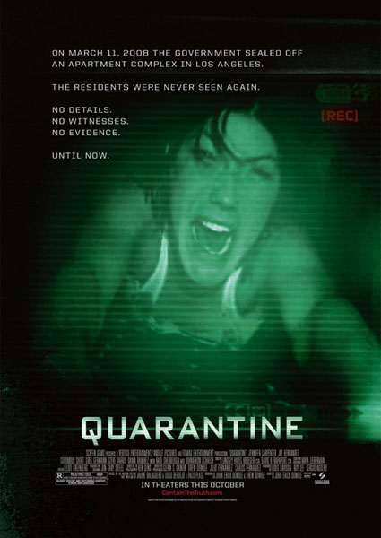 Primer cartel de Quarantine