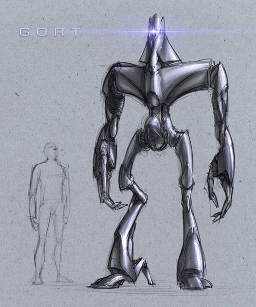 Diseño no se sabe si definitivo o no de Gort