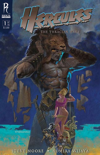 Portada del número 1 de Hercules: The Thracian Wars