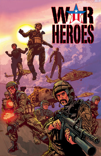 Portada del primer número de War Heroes