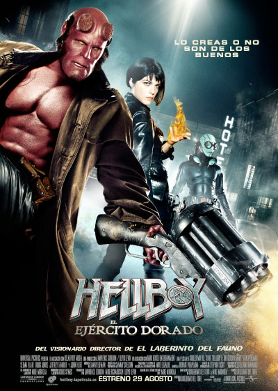 Póster de Hellboy II: El Ejército Dorado