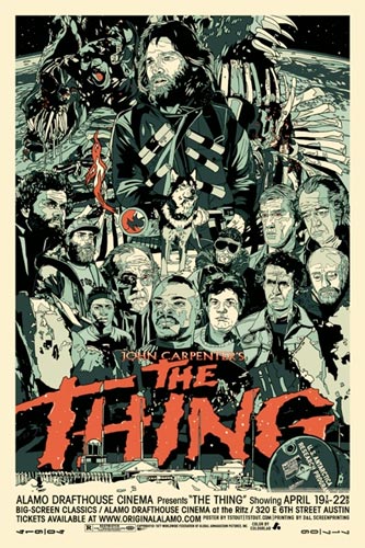 P&oacute;ster de The Thing del Alamo Drafthouse