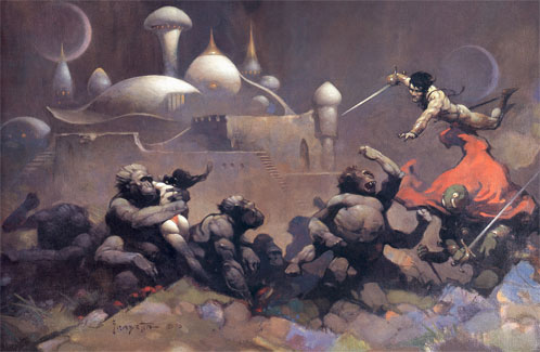 &iquest;Obsoleto el arte de Frank Frazetta? Jim Morris, no me jodas!