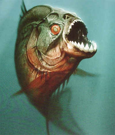 Arte Conceptual presentado por la Weinstein Company para Piranha 3D