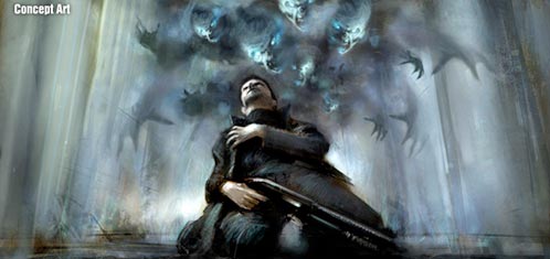 Detalle de arte conceptual de Max Payne