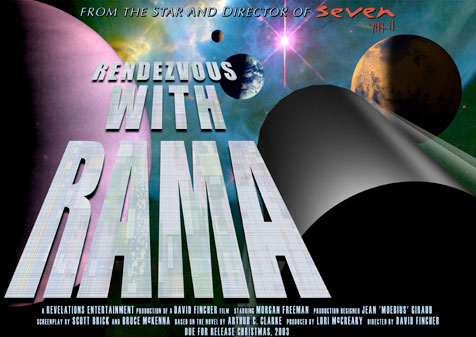 Cartel de promoción de Rendezvous With Rama