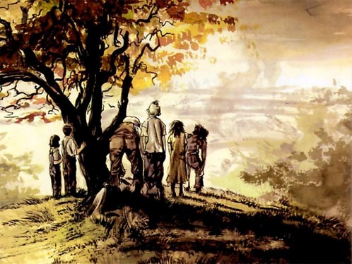 Uno de los grandes dibujos de Greg Ruth para Freaks of the Heartland