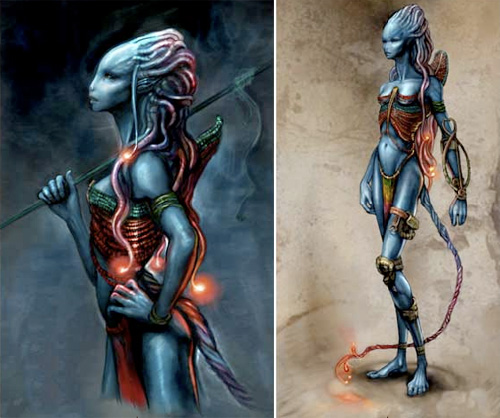 Dise&ntilde;os Na'vi de Jonay Bacallado para Avatar de James Cameron