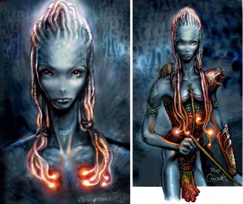Dise&ntilde;os Na'vi de Jonay Bacallado para Avatar de James Cameron